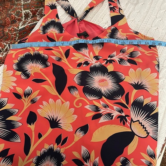 J.Crew Hibiscus Twist Back Halter Top A7488 - Picture 4 of 8